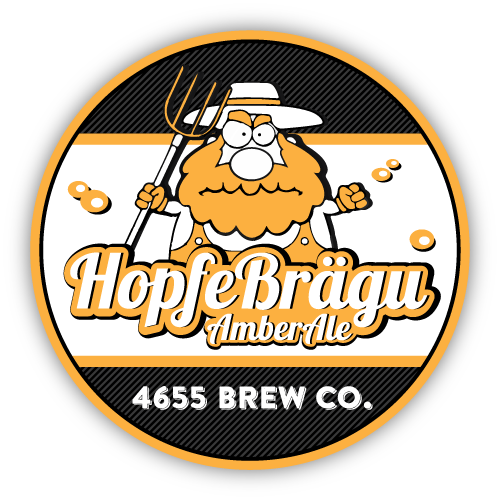 Hopfe Brägu Amber Ale by 4655 Brewing Company